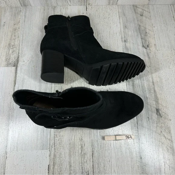 Blondo Tamzin Waterproof Bootie in Black Suede #964 - Picture 12 of 12